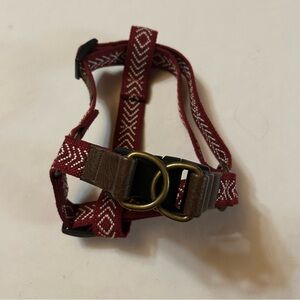 Red and White Dog Harness